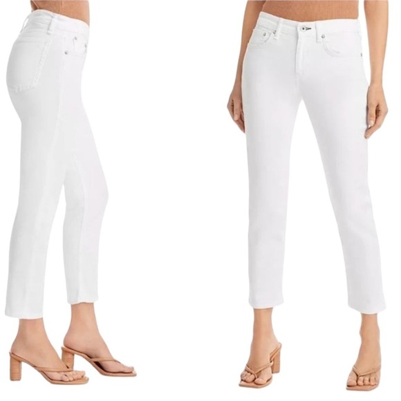 Rag & Bone White Dre Capri Jeans Size 25 Summer - Picture 1 of 8